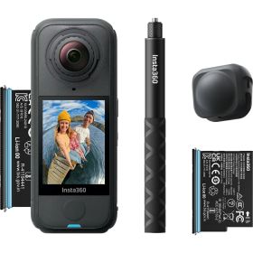 Insta360 アクションカメラ「Insta360 X4 Air」 スターターキット（グラファイトブラック） CINSAAFA-SE03 Insta360 X4 Air Starter Bundle