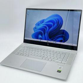 中古 HP ENVY Laptop 15-ep0xxx Core i7-10750H メモリ32GB SSD2TB RTX2060 Max-Q 15.6インチ 4K タッチパネル Windows11 Pro 指紋認証 Webカメラ WPS Office付き 16G64PA#ABJ ノートパソコン