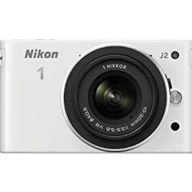 【中古】(非常に良い)Nikon ミラーレス一眼カメラ Nikon 1 (ニコンワン) J2 標準ズームレンズキット ホワイト N1J2HLKWH