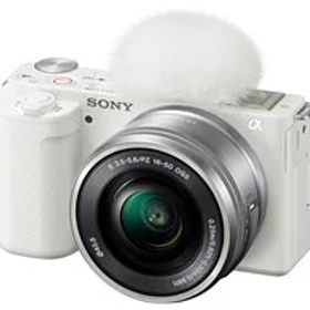 ★ソニー / SONY VLOGCAM ZV-E10Y ダブルズームレンズキット [ホワイト]【デジタル一眼カメラ】【送料無料】