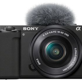SONY VLOGCAM ZV-E10L パワーズームレンズキット ブラック 【訳あり：倉庫移動中に外箱傷あり】