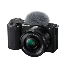 【即納】ソニー デジタルカメラ レンズ交換式 VLOGCAM ブイログカム パワーズームレンズキット ZV-E10L-B ブラック SONY【送料無料】【KK9N0D18P】
