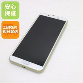 【中古】 超美品 SH-M08 AQUOS sense2 アッシュイエロー スマホ 本体 白ロム 中古 土日祝発送OK