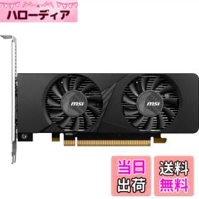 【送料無料】MSI GeForce RTX 3050 LP 6G OC PCIe4.0 ロープロファイルサイズ 補助電源不要 デュアルファン搭載 グラフィックスボード VD8790