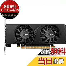 【送料無料】MSI GeForce RTX 3050 LP 6G OC PCIe4.0 ロープロファイルサイズ 補助電源不要 デュアルファン搭載 グラフィックスボード VD8790