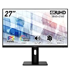 MSI(エムエスアイ) PCモニター PRO MP273UP E6 ［27型 /4K(3840×2160） /ワイド /60Hz］ PROMP273UPE6 【864】