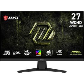 MSI ゲーミングモニター MAG 274QF E20 27インチ/WQHD/RAPID IPS/200Hz/0.5ms（GTG、最小値）/DisplayHDR 400/G-SYNC Compatible/HDMI 2.0b/DP 1.4a/VESA100/PIP/PBPメーカー3年