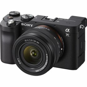 【納期約1ヶ月以上】【代引き不可】ILCE-7CL-B SONY ソニー フルサイズミラーレス一眼カメラ α7C ズームレンズキット ブラック ILCE7CLB