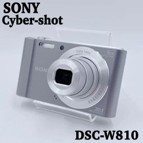 【動作品】SONY Cyber-shot DSC-W810 シルバー コンデジ デジカメ サイバーショット