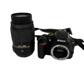Nikon D5500 ボディ AF-S DX NIKKOR 55-300mm f/4.5-5.6 G ED VR レンズ セット カメラ 中古 訳あり S11476999