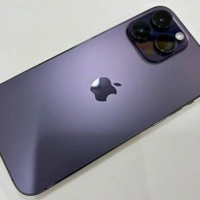 セイモバイル★【中古Bランク】 国内SIMフリー iPhone 14 Pro Max 128GB ディープパープル MQ993J/A 3L314J/A