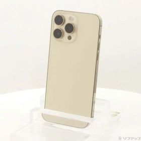 【中古】Apple(アップル) iPhone14 Pro Max 256GB ゴールド MQ9D3J／A SIMフリー 【276-ud】