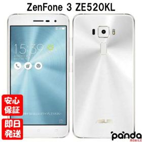 【土日、祝日発送、店舗受取可】中古品【Bランク】ASUS ZenFone 3 ZE520KL パールホワイト【国内版SIMフリー】本体 中古品 送料無料 0889349459966 #2386