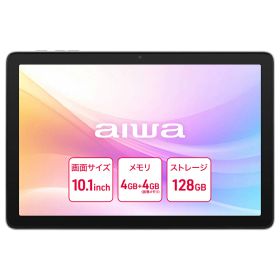 aiwaデジタル Android15搭載 IPSパネル10.1型タブレットPC aiwa tab AB10 (4GB/128GB) JA5-TBA1012