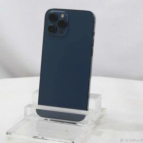 【中古】Apple(アップル) iPhone12 Pro Max 512GB パシフィックブルー MGD63J／A SoftBank 【262-ud】