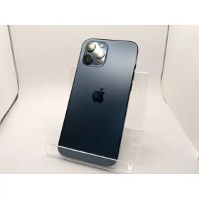 【中古】Apple au 【SIMロック解除済み】 iPhone 12 Pro Max 128GB パシフィックブルー MGCX3J/A【川崎駅前】保証期間1ヶ月【ランクC】