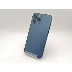 【中古】Apple docomo 【SIMロック解除済み】 iPhone 12 Pro Max 128GB パシフィックブルー MGCX3J/A【なんば】保証期間1ヶ月【ランクC】
