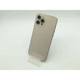 【中古】Apple SoftBank 【SIMロック解除済み】 iPhone 12 Pro Max 128GB ゴールド MGCW3J/A【大須】保証期間1ヶ月【ランクC】
