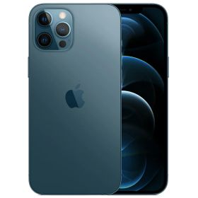 【中古】Bランク【やや傷や汚れあり】 SIMフリー iphone12 Pro MAX 256GB パシフィックブルー 本体のみ 利用制限-(白ロム) 送料無料
