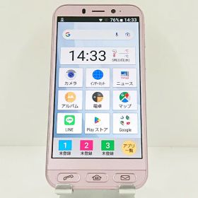 シンプルスマホ4 704SH SoftBank ピンク 送料無料 本体 c19996 【中古】