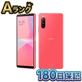 【中古】 整備済み品 SONY Xperia 10 III 本体 ピンク SIMフリー 5G スマホ 6GB 128GB 6インチ 有機ELディスプレイ トリプルレンズカメラ 徹底除菌清掃済 高品質 エクスペリア 中古 送料無料 翌日配送 180日保証