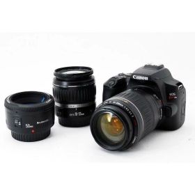 【中古】キヤノン Canon EOS Kiss X10 トリプルレンズセット 美品 ストラップ付き カメラ 中古 人気 おすすめ 高画質