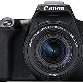 【中古】Canon キヤノン デジタル一眼レフカメラ EOS Kiss X10ブラック(W)・EF-S18-55 IS STM レンズキット KISSX10BK-1855ISSTMLK-A