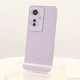 OPPO Reno11 A 128GB コーラルパープル CPH2603 SIMフリー ［6.7インチ有機EL／MediaTek Dimensity 7050／RAM:8GB／ナノSIM&eSIM］
