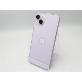 【中古】Apple 国内版 【SIMフリー】 iPhone 14 Plus 128GB パープル MQ4E3J/A【ECセンター】保証期間１ヶ月【ランクB】