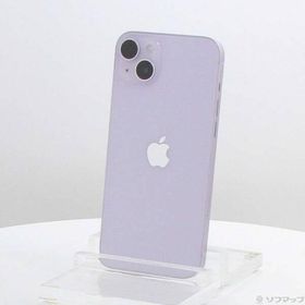 〔中古〕Apple(アップル) iPhone14 Plus 128GB パープル MQ4E3J／A SIMフリー〔344-ud〕
