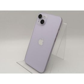 【中古】Apple docomo 【SIMフリー】 iPhone 14 Plus 128GB パープル MQ4E3J/A【神保町】保証期間１ヶ月【ランクB】