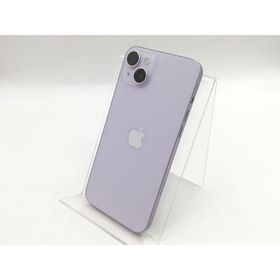 【中古】Apple 国内版 【SIMフリー】 iPhone 14 Plus 128GB パープル MQ4E3J/A【福岡筑紫】保証期間１ヶ月【ランクB】