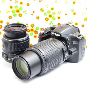 ニコン Nikon D3200☆ダブルレンズ☆スマホに送れる！☆初心者おすすめ！