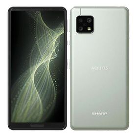 【中古】【安心保証】 AQUOS sense5G SH-M17[64GB] 楽天モバイル オリーブシルバー