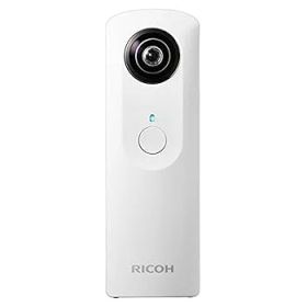 【中古】【39shop】RICOH★デジタルカメラ RICOH THETA m15 ホワイト 全天球 360度カメラ 0910700(非常に良い)