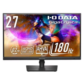 IOデータ ゲーミングモニター KH-GDQ271JA 180Hz＆WQHD対応27型「GigaCrysta」 GigaCrysta ［27型 /WQHD(2560×1440) /ワイド］ ブラック