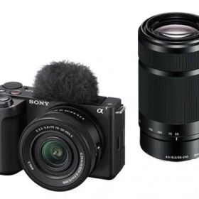 Sony ZV-E10M2X/B デジタル一眼カメラ α VLOGCAM ZV-E10 II ダブルズームレンズキット ブラック