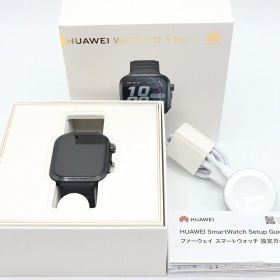 【お買い物マラソン限定クーポン】【美品】HUAWEI WATCH FIT 5 Pro NKI-B29-BK ブラック スマートウォッチ ファーウェイウォッチ フィット 本体 【中古】