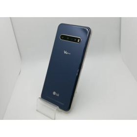 【中古】LG電子 SoftBank 【SIMロック解除済み】 LG V60 ThinQ 5G クラッシーブルー 8GB 128GB A001LG【新橋烏森通り】保証期間1ヶ月【ランクC】