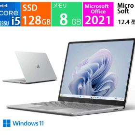 新品 マイクロソフト ノートパソコン 12.4 型(インチ) Surface Laptop Go 3 XJB-00004 [プラチナ] 第12世代 インテル Core i5 1235U(Alder Lake) 10コア メモリ：8GB SSD：128GB Windows 11 Home Office付き