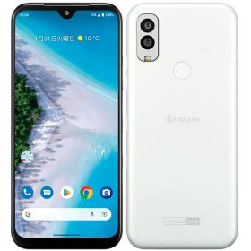 【中古】Bランク【やや傷や汚れあり】 SIMフリー Android One S10 京セラ ホワイト 利用制限▲(赤ロム永久保証) 送料無料