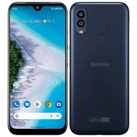 【中古】【安心保証】 京セラ Android One S10 S10-KC[64GB] Y!mobile ネイビー