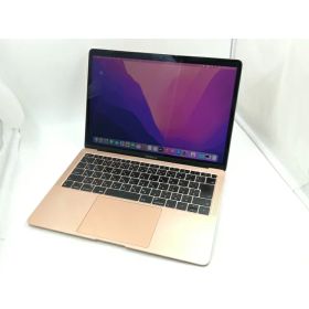 【中古】Apple MacBook Air 13インチ Corei5:1.6GHz 128GB ゴールド MREE2J/A (Late 2018)【千葉】保証期間1ヶ月【ランクC】