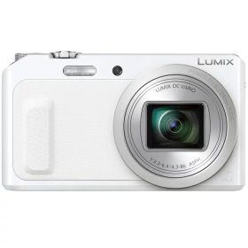 【中古】【1年保証】【美品】Panasonic LUMIX DMC-TZ57-W ホワイト