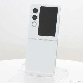 【中古】ZTE nubia Flip 2 128GB ホワイト A404ZT Y!mobile 【377-ud】