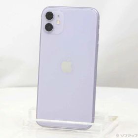【中古】Apple(アップル) iPhone11 64GB パープル MWLX2J／A SoftBank 【262-ud】