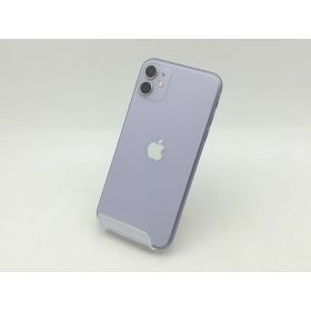 【中古】Apple au 【SIMロック解除済み】 iPhone 11 64GB パープル MWLX2J/A【神戸】保証期間1ヶ月【ランクC】