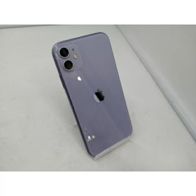 【中古】Apple au 【SIMロック解除済み】 iPhone 11 64GB パープル MWLX2J/A【札幌】保証期間1ヶ月【ランクB】