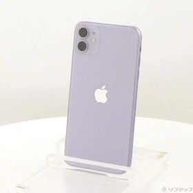 【中古】Apple(アップル) iPhone11 64GB パープル MWLX2J／A SoftBank 【262-ud】