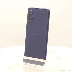 【中古】SONY(ソニー) Xperia 10 II 64GB ブルー SOSAP4 Y!mobile 〔ネットワーク利用制限▲〕 【262-ud】